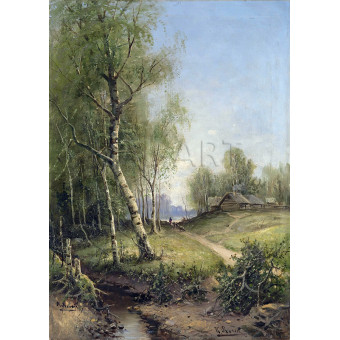 РЕПРОДУКЦИИ НА КАРТИНИ Летен пейзаж (1891)